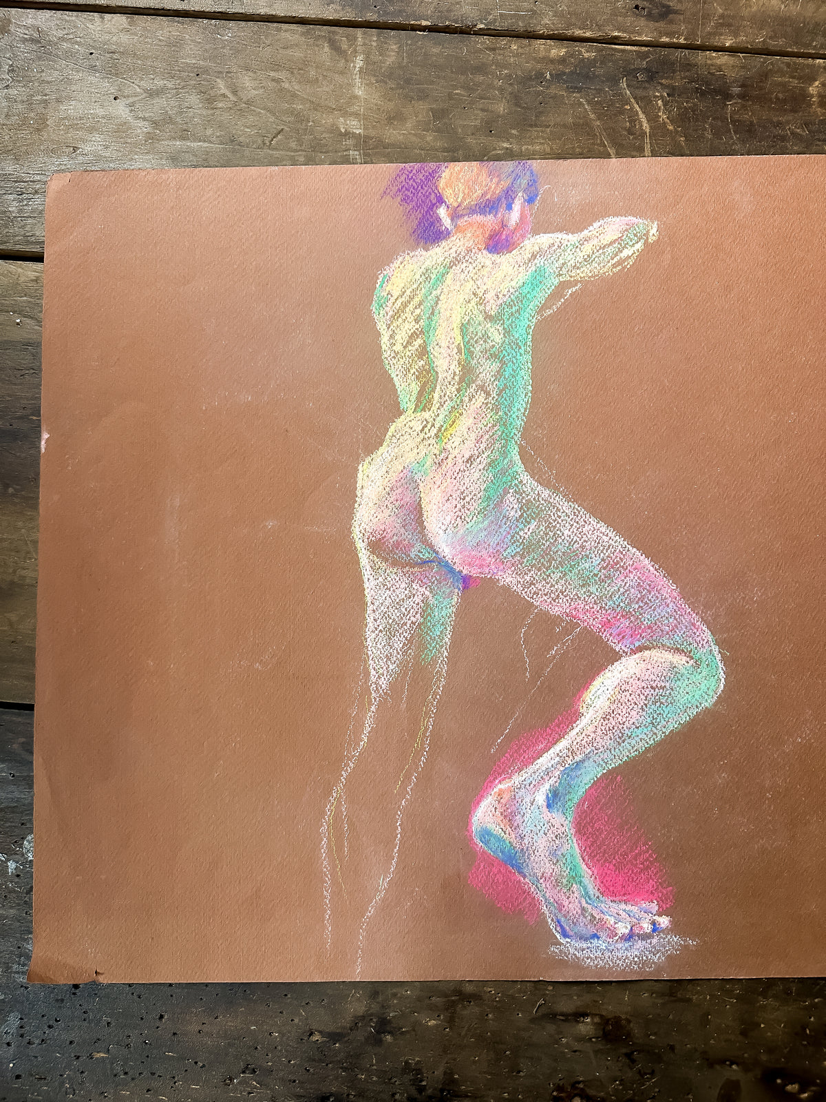 Pastel Rainbow Male Figure