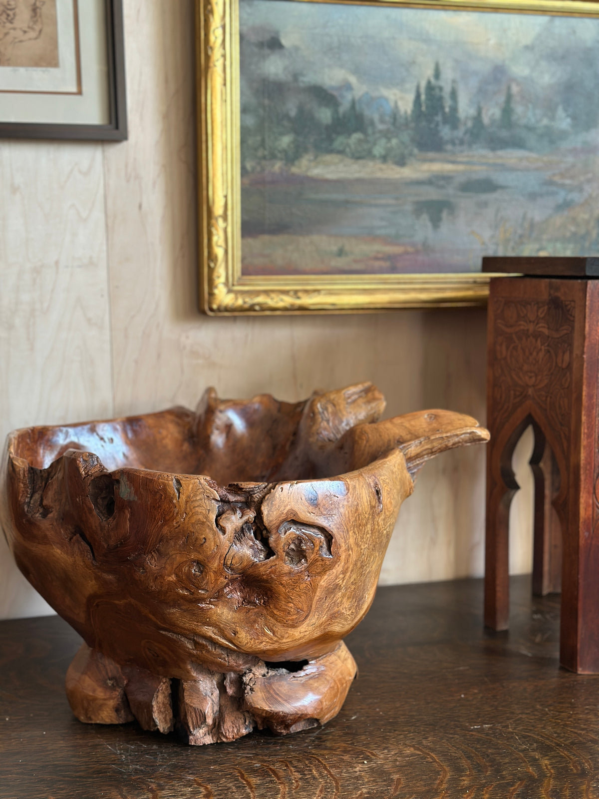 Organic Burl Bowl