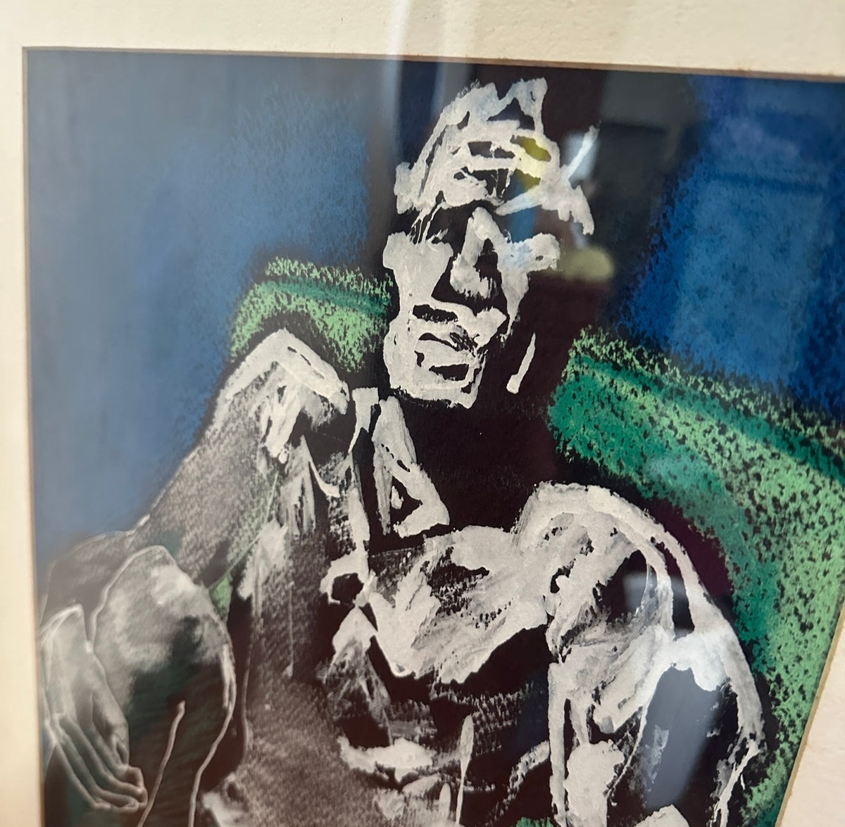 Pastel Figure Framed
