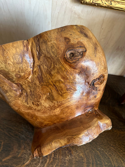 Organic Burl Bowl