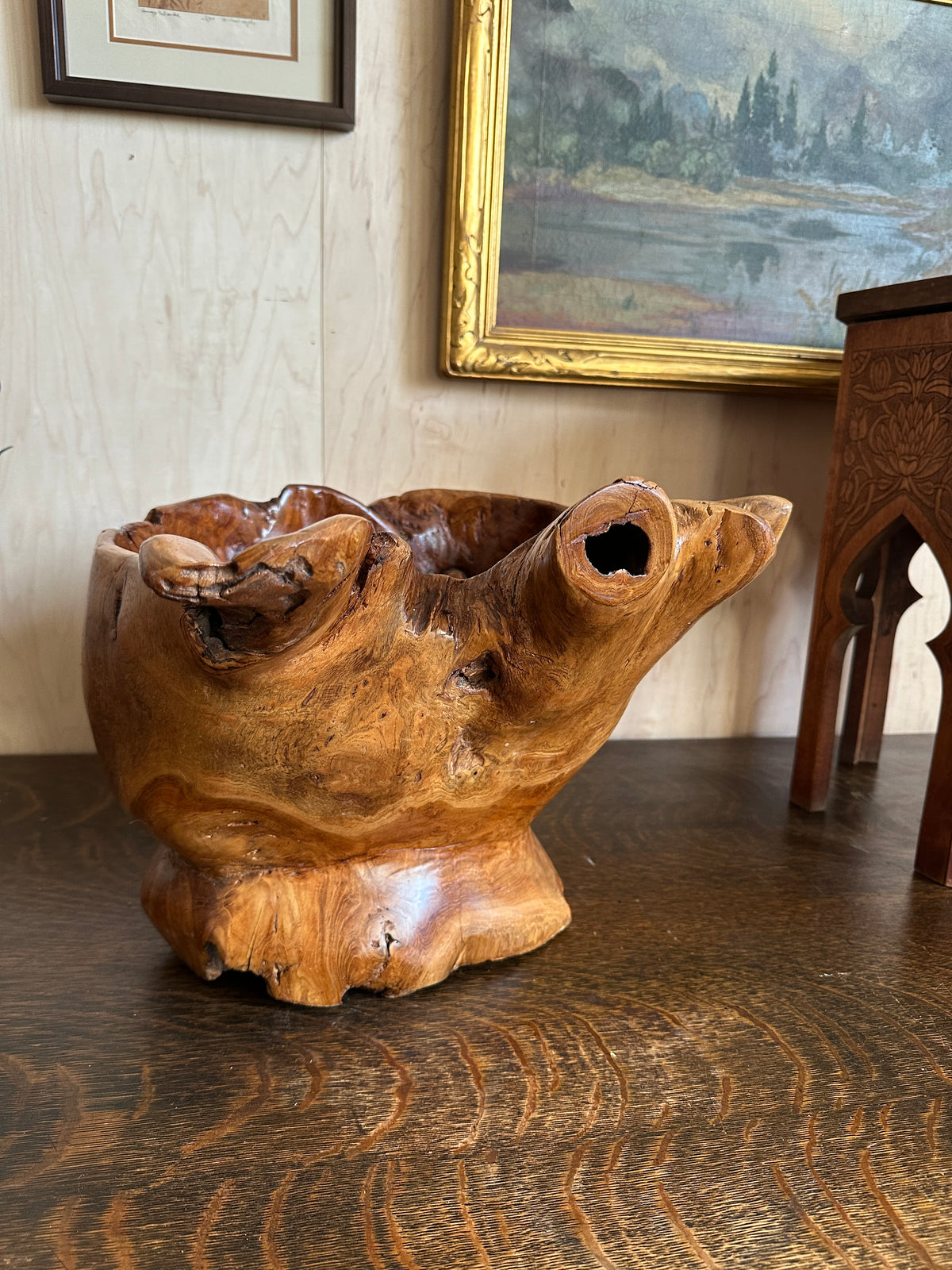 Organic Burl Bowl