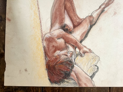 Pastel Male Figure