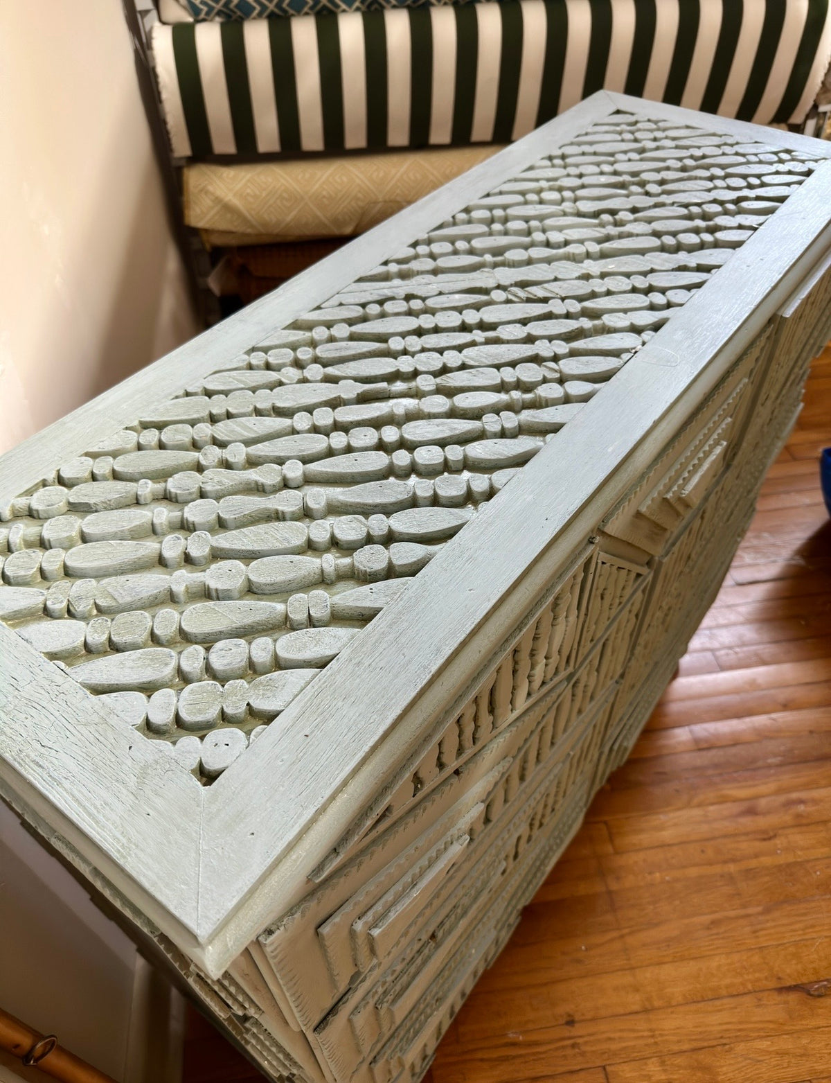 Artist Made Folk Chest