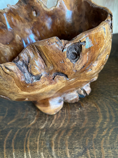 Organic Burl Bowl