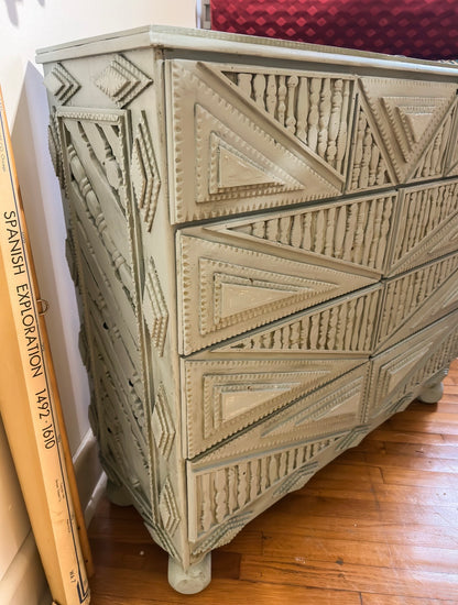 Artist Made Folk Chest