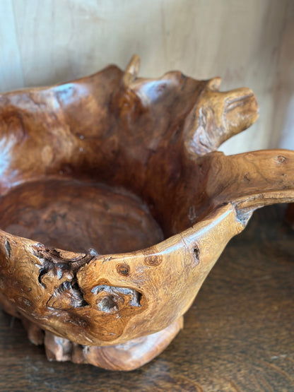 Organic Burl Bowl