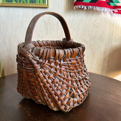 Antique Gathering Basket