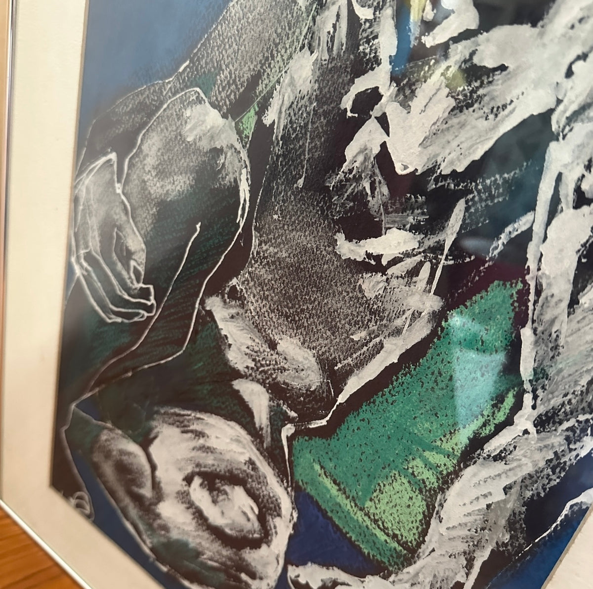 Pastel Figure Framed