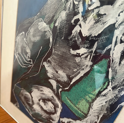 Pastel Figure Framed