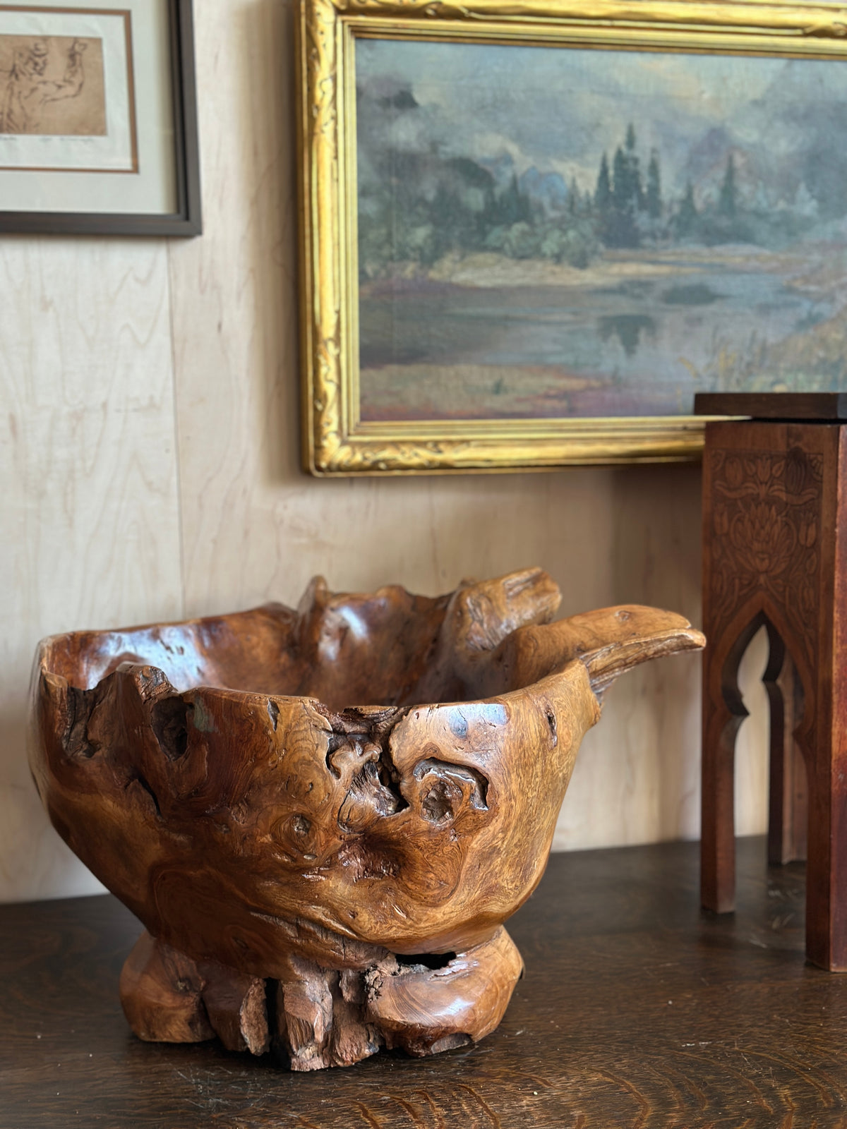 Organic Burl Bowl