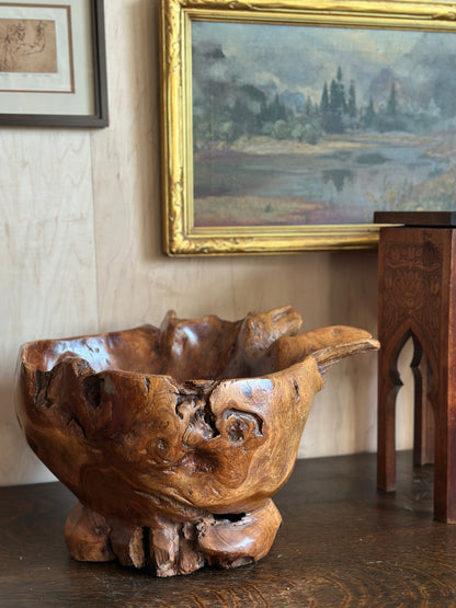 Organic Burl Bowl