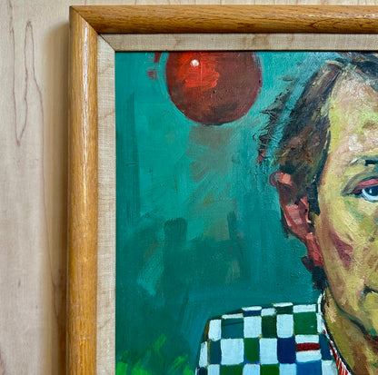 Checkered 'Petersen' Portrait Painting