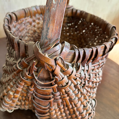 Antique Gathering Basket