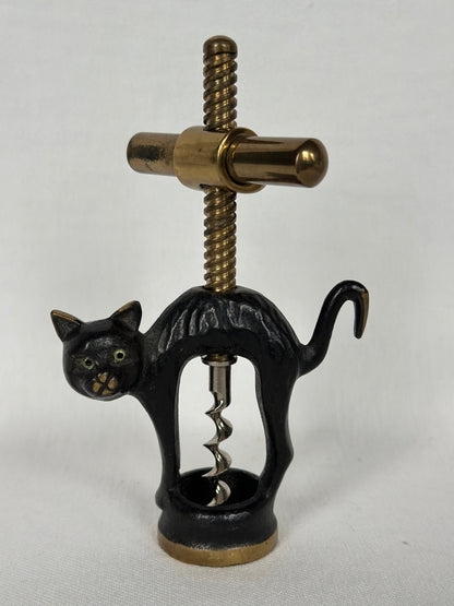 Walter Bosse Bronze Cat Corkscrew